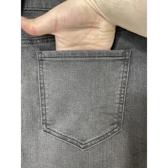 SO Jeans Womens 18 Plus Black High Rise Wide Leg Superstretch Black Wash Denim - Picture 8 of 13